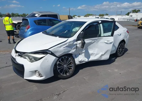 2014 Toyota Corolla S Plus z USA, uszkodzony, nr VIN 2T1BURHE5EC117152